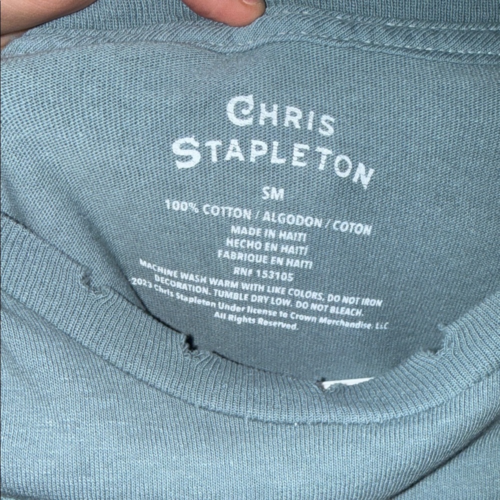 Chris Stapleton Graphic Tee With Distressing - image 3
